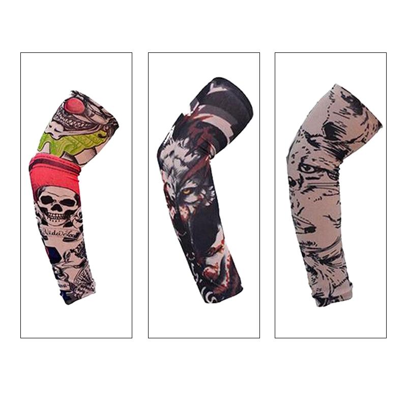10PCS UV Tattoo Arm Sleeves Pack - Breathable, Lightweight, Great for All Outdoor & Fitness Activities Outdoorfun