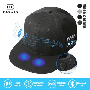 Fashion Trend Comfortable Music Hat with Bluetooth 5.0 HD Sound Technology Adjustable Bluetooth Compatible Hat Wireless Smart Speaker Sports Cap for Commuting Sports Outdoor Sports Hat for Men & Women All Seasons Perfect Gift
