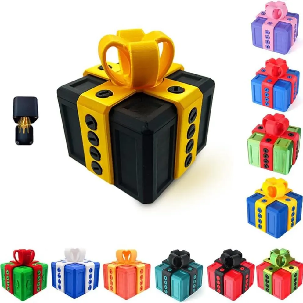 Surprise Puzzle Box Game Set - Viral Hidden Lock Challenge with Middle Finger Prank, 3D Printed Gift for Christmas, Valentine’s, Halloween & Birthdays!