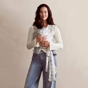 Solly Baby Wrap Soft Newborn Baby Carrier – Lightweight, Breathable, Hands-Free Infant Sling  8–25 lbs – Postpartum Essential