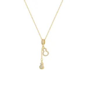 Exquisite gourd necklace, a perfect gift for birthdays and anniversaries.