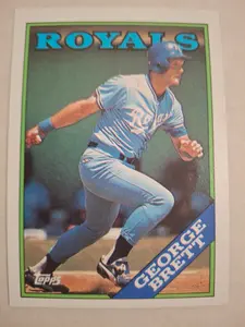 George Brett 1988 TOPPS Baseball Card