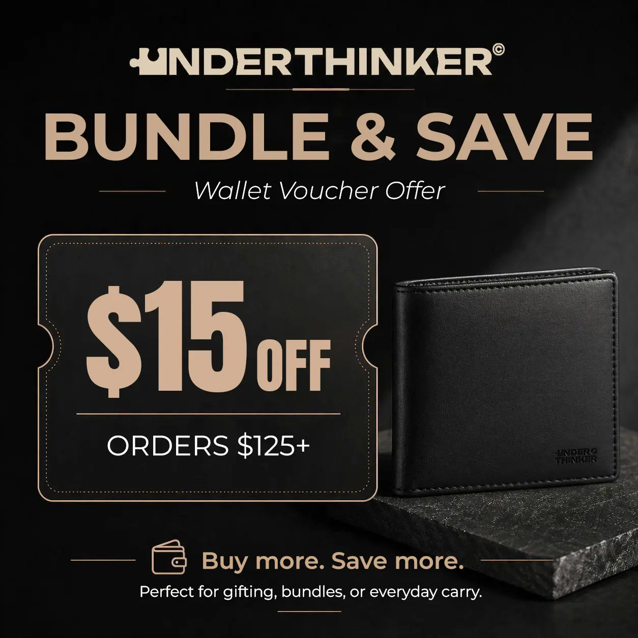 Thank You Gift For Ordering Wallet Of UNDER THINKER, Coupon Come With UNDER THINKER SP 0729 SSP