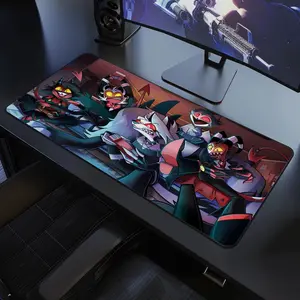 Loona Helluva Boss Desk Mat, Hellhound Mousepad XL XXL, Gift for Anime Fans