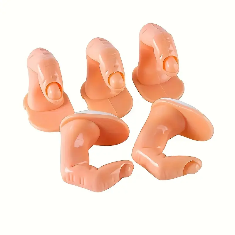 Reusable Fake Finger Nail Art Tools, to, Perfect for Acrylic Gel Nail Practice, Ideal for Beginners & Professionals