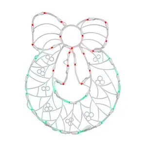 Vickerman 17" Wreath Wire Silhouette with 35 LED Lights