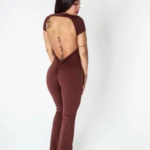 Coffe jumpsuits