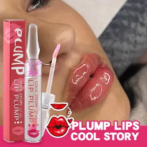 Coolstory Lip Oil Plumping Moisturizing Fruit Flavor Transparent Lip Gloss Lip Care Lip Oil