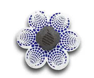 Dual Color The Vortex animated Zoetrope (Animation only visible with handheld viewer, phone or tablet.  See description for more info on how to view)