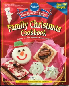 USED-Pillsbury Family Christmas Cookbook by Pillsbury (Paperback)