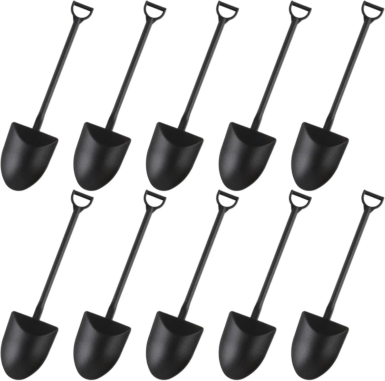 12cm Medium-Weight White Plastic Spoons, Budget-Friendly Reliable Cutlery for Soft Foods, Everyday Desserts, Casual Gatherings
