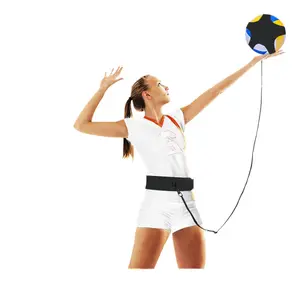 Volleyball Training Strap with Durable Waist Belt & Sturdy Rope for Enhanced Skills Practice Rebound Bag Included