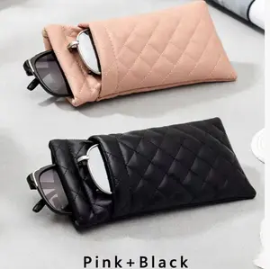 Latest Fashion Thick PU Leather Makeup Storage Bag - Rich Texture, Squeeze Top, Double Layer, Large Capacity Bag for Lipsticks, Glasses, Phones, Keys, Earphones
