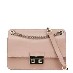 Pre-owned FURLA Calfskin Shoulder Bags Leather 2way Shoulder Bag