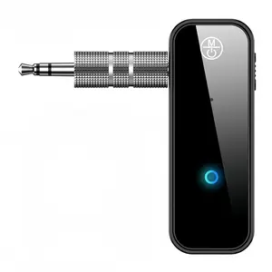 Car Bluetooth 5.3 Audio Receiver, Wireless FM Transmitter Adapter with AUX Input, Hands-Free Car Kit for Old Cars