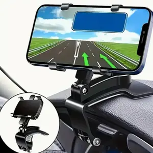 Car Rearview Mirror Phone Holder, Universal Car Navigation Bracket, Car Interior Accessories for Smartphone, Car Cellphone Mount, Car Mount Dashboard, Car Accessory