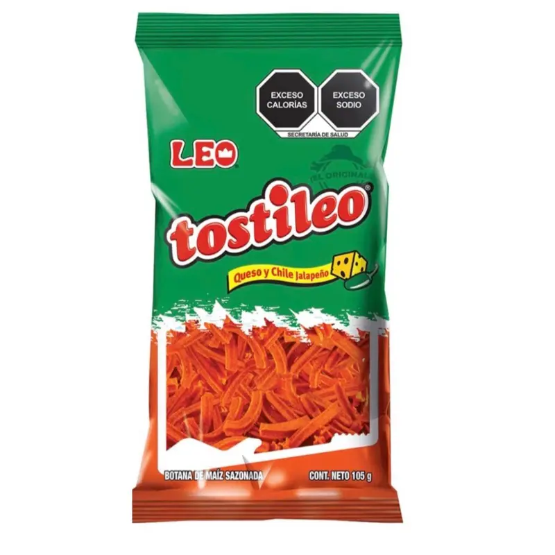 Tostileo Queso y jalapeno 110g