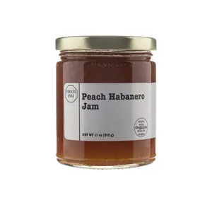 Peach Habanero Sweet and Spicy Jam Natural