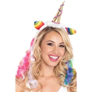 Rainbow Unicorn Headband Costume Accessory