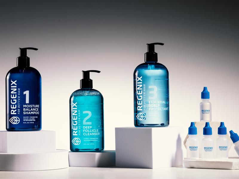 Regenix Starter Kit for Hair Thinning Prevention - 30-Day Solution with Free Hair Microanalysis, Scalp Protectant & Treatment Vials