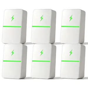 Plug-In Power Box with US Plug 2026 Updated Design, Compatible with 90–250V Input Range Multi Plug Outlet
