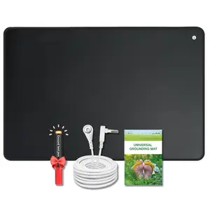 Grounding Mat for Bed, Enjoy The Grounding Effect Indoors, for Sleep, Grounding Mat Set Comes with Grounding Cord (24"x16")