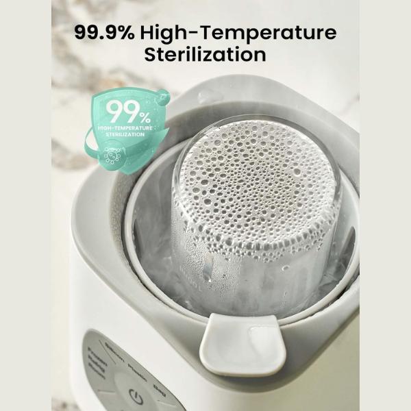 GROWNSY Bottle Warmer,  Baby Botle Warmer Fast for Breastmilk & Formula, Accurate Temperature Control, Milk Warmer for All Bottles with Thaw, Sterilizing, Keep Warm, Heat Food，Mom's Best Choice