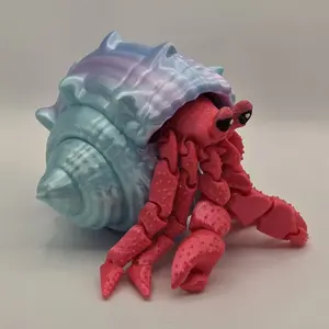 3D Printed Hermit Crab with detachable Shell