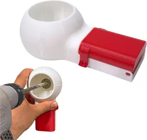 Drill Dust Collector, Hole SAWs Catcher with Water Bottle Interface, Efficient Debris Bowl for Wood Stone Metal Drilling