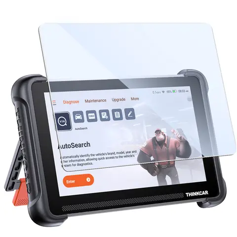 【toolupgrade】Thinkcar toughened film is suitable for 689BT and 689BT PRO, 8-inch high-definition high-transparency, oil-proof, waterproof and fingerprint-proof toughened films.