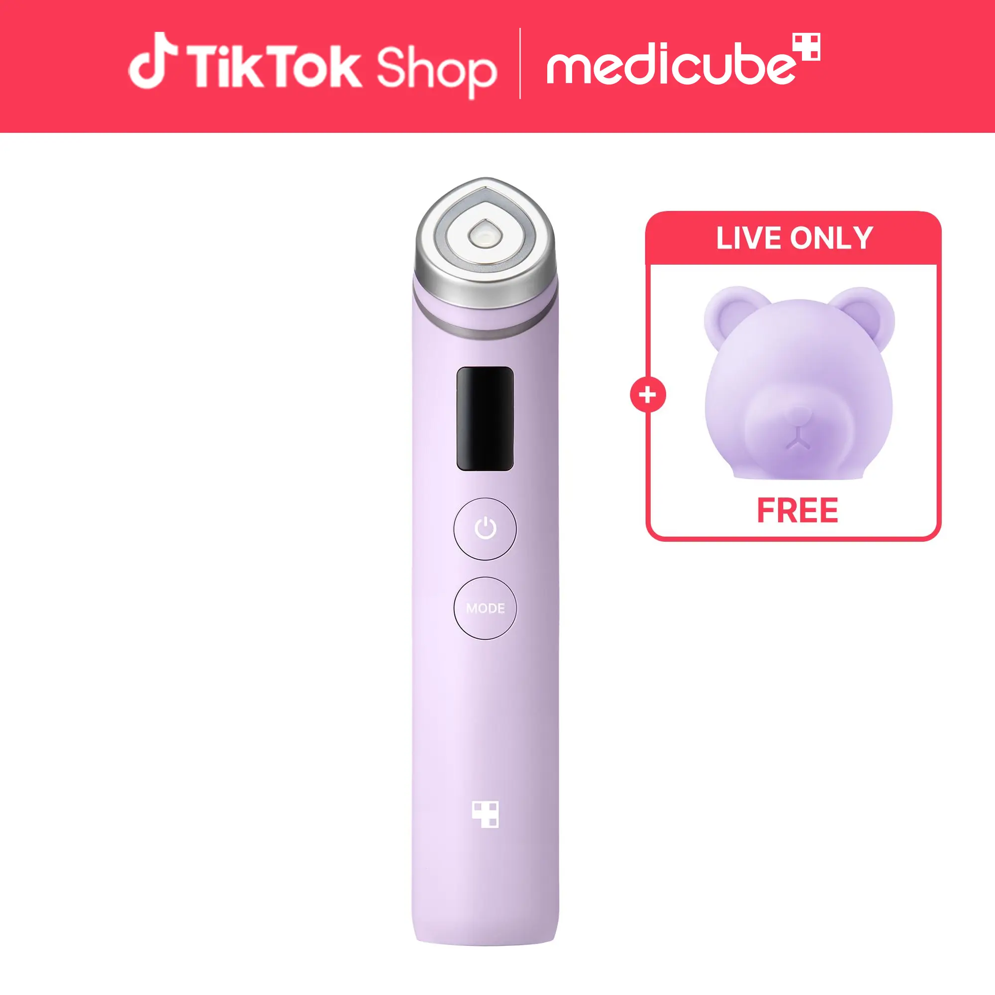 [LIVE Exclusive] [medicube] Booster Pro Purple Bear EditionㅣKbeauty Viral Glass Glow | Korea's No.1 Glass Glow Device + Skincareㅣmedicube kbeauty korean skincare
