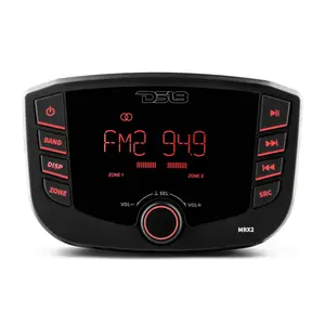 DS18 DS-MRX2 Marine Headunit LCD screen 2 Zones 4 volts Output BT RDS 4X40 Watts DS18