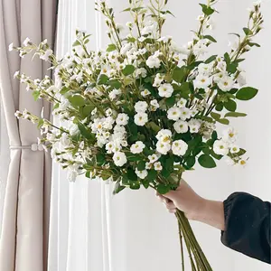 3pcs Realistic Rose Bouquet, Bendable & Fade-Resistant, Wedding Decor, Valentine's Day, Birthday, Anniversary, Home Decoration, Decorative Flowers, Artificial Bouquets