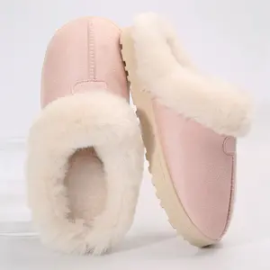 Womens Fuzzy House Slippers - Comfy & Cozy Fluffy Home Bedroom Winter Shoes for Indoor & Outdoor Non Slip Cloud Non Slip Soft Non Slip Eva