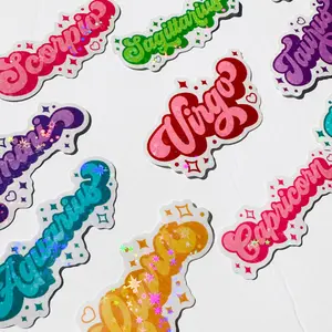 Holographic Zodiac Heavy Duty Waterproof Vinyl Sticker Holographic Zodiac Heavy Duty Waterproof Vinyl Sticker