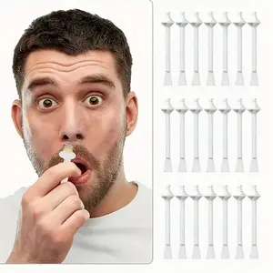50 Pcs Nose Hair Trimmer Set, High Quality Trimmer, Nasal Hair Remover with Spray Nozzle, Ear Hair Removal Tool, Facial & Eyebrow Grooming Kit, Hair Removal Solution, For Men