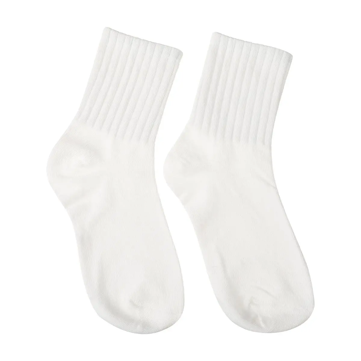 1 Pair Women's Sports Crew Scoks Thin Athletic Soft Moisture-wicking Scoks