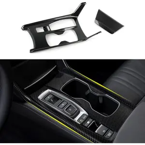 Hybrid Version Gear Shift Panel Decals for 2018 2019 2020 2021 2022 Honda Accord 10th Gen Accessories ABS Carbon Fiber Interior Stickers