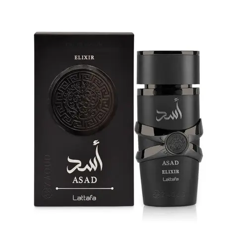 Asad Elixir by Lattafa | Powerful Long-Lasting Perfume for Men, 100ml (3.4 fl oz)