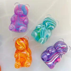 Flow pattern teddy bear kneading, muscle kneading, vigorously kneading, maltose venting ball, slow rebound toy, Stress Ball