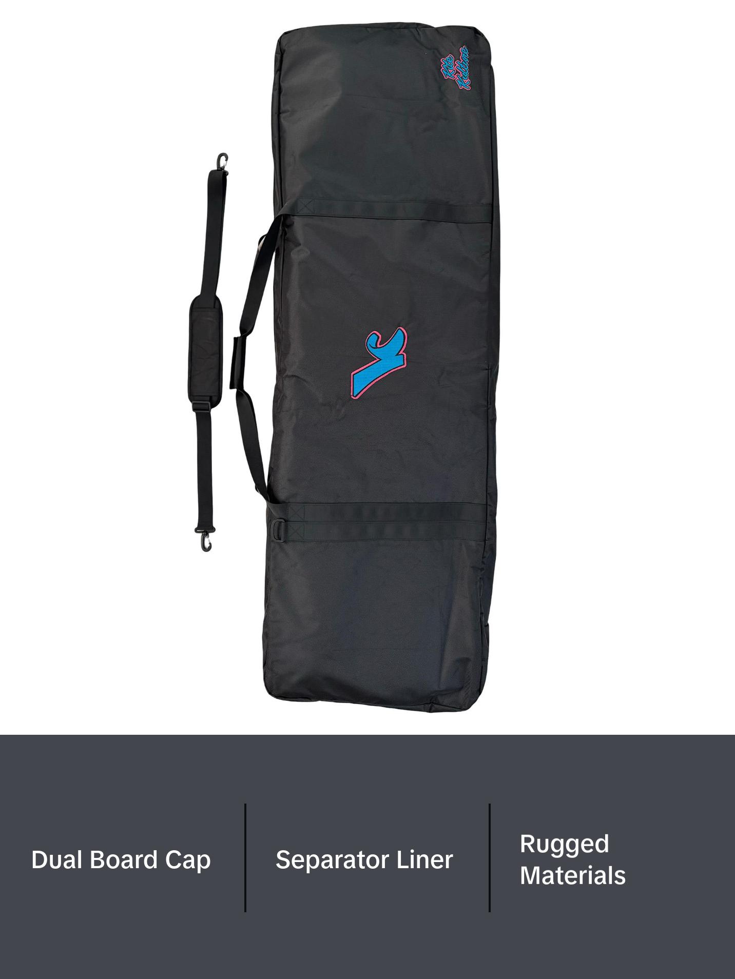 Kite Kulture Two Board Bag – Durable, Padded Kiteboard Bag for Two Boards up to 145cm