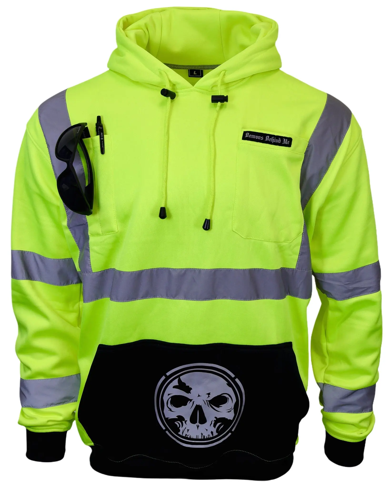Premium, Class 3 Hi-Vis Branded Hoodie Premium, Class 3 Hi-Vis Branded Hoodie