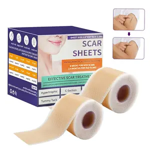 Buy 1 Get 1 Free Silicone Scar Tape,Waterproof Silicone Scar Sheet Silicone Removal Strips(1.6"X 59" Roll-1.5M) For Surgical Scars, Reusagble Effective Removal Silicone Reusable Scar Tape Removal Strips For Surgical,Tummy Tuck C- Section 2PCS