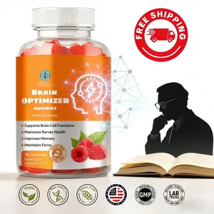 women Brain Optimizer Gummies | Cognitive Health & Focus Support Supplement with Magnesium, Omega-3 & Ashwagandha | Non-GMO, Raspberry Flavor, 90 Count