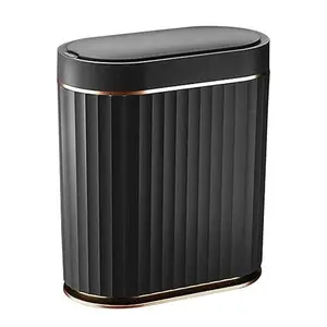 2 Gallon Sensor Trash Bin, Automatic Narrow Garbage Can, Waterproof Smart Trash Can, Slim Motion Sensor Waste Bins for Bathroom, Living Room, Office