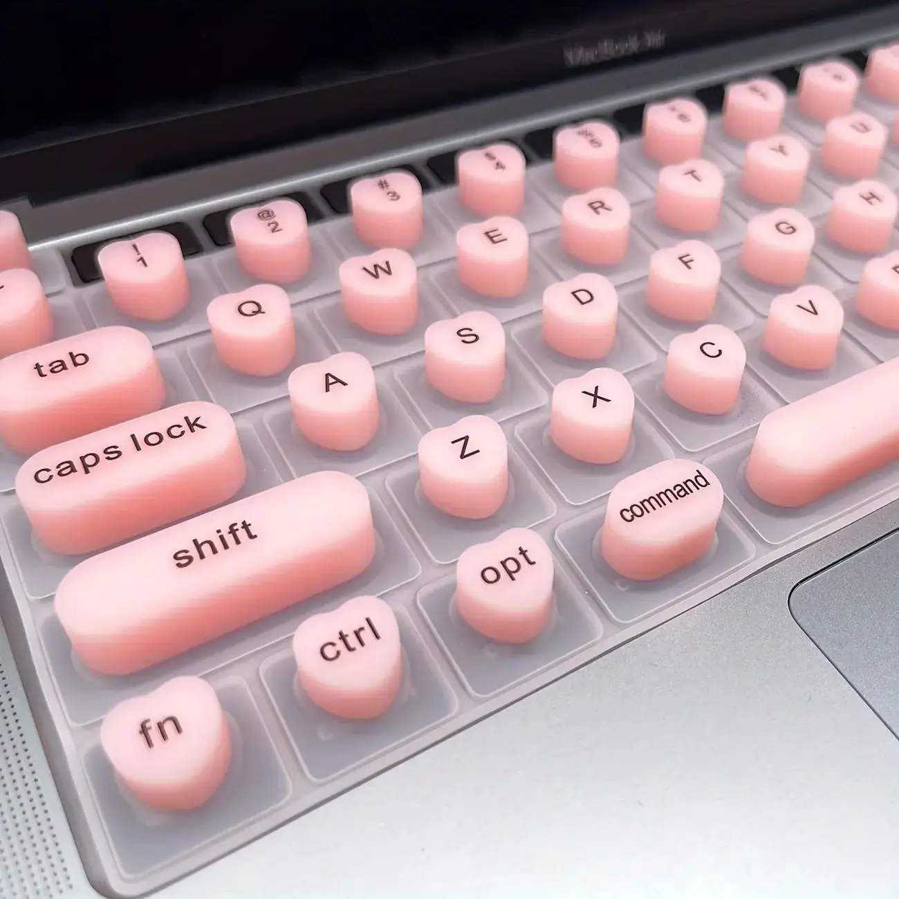 3D Silicone Keyboard Protector Cover for Nail Art Typing, Foldable and Durable Design for Easy Storage, Great for Office and Home Use