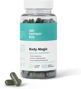Summer Wins Body Magic Chlorophyll Pills - Healthcare, Fitness Beauty Supplement for Body Odor, Detox & Skin Support-2ER Edible Natural