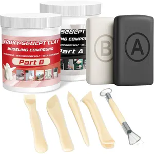 Epoxy Sculpt Clay, Self-Hardening Model Magic Sculpt Epoxy Clay, A&B 2 Part Epoxy Putty, Modeling Compound Sculpting Clays for Sculpting, Modeling, Repairing, Filling, Building, 1 Pound,