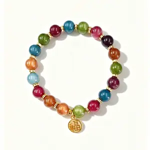 Tourmaline Bracelet | Ward Off Evil | Attract Blessings and Good Fortune | Wishes and Wisdom | Good Luck, Luck Charm, Unisex Wear