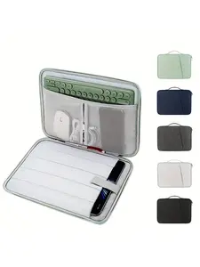 1 simple shock-absorbing 11/13 inch tablet inner bag, Tablet Sleeve Pouch, suitable for storing 11/13 inch For iPad tablets, tablet independent compartment storage, and mesh pocket storage